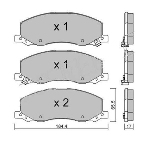 0986TB3108 ÖN BALATA INSIGNIA 2.0T-2.8 V6 T-2.0 CDTI 08 13 SAAB 9.5 10 18 JANT - BOSCH