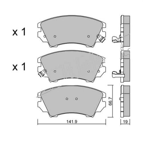 0986TB3107-ÖN BALATA OPEL ASTRA J 12 14 INSIGNIA 08 11 ZAFIRA 11 SAAB 9.5 10 MALIBU 2.0D 2.4 12 - BOSCH