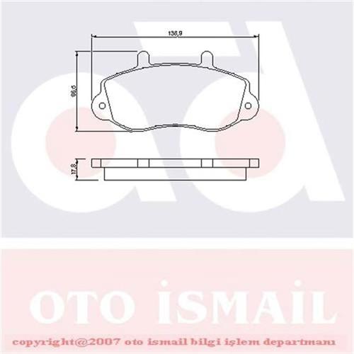 0986TB2333-ÖN BALATA MASTER II 98 MOVANO 1.9 DTI 2.5 2.8 98 - BOSCH