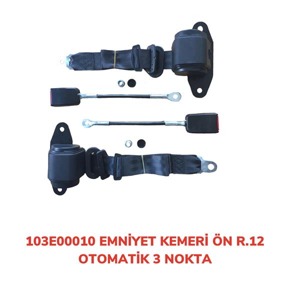 EMNİYET KEMERİ ÖN 3 NOKTA OTOMATİK R12 - AFT