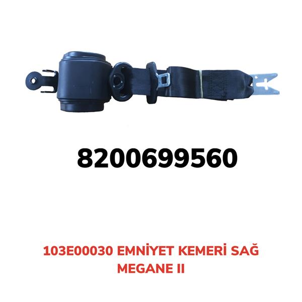 EMNİYET KEMERİ OTOMATİK SAĞ MEGANE II - AFT