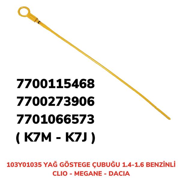 YAĞ GÖSTERGE ÇUBUĞU CLIO-R19 1.6 BENZİNLİ - AFT