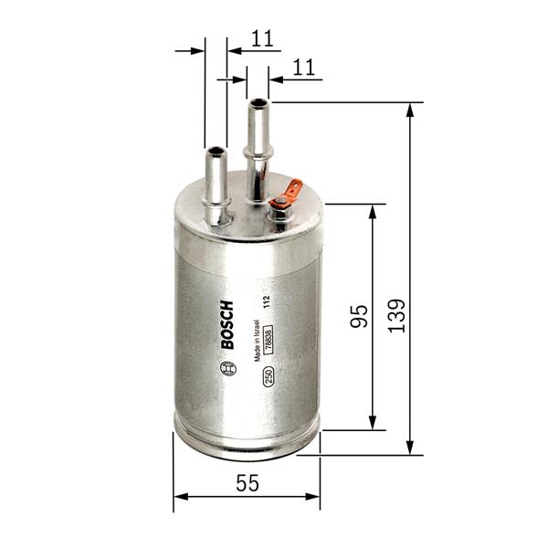 YAKIT FİLTRESİ VOLVO S60 II 2.0 T T3 T4 T5 T6 10 V60 10 XC60 V70 XC70 S80 3.2 4.4 T6 10 - BOSCH