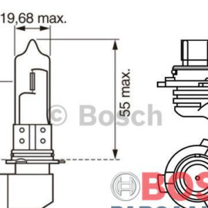 1987302153 AMPUL ECO 12V HB4 51W P22d - BOSCH