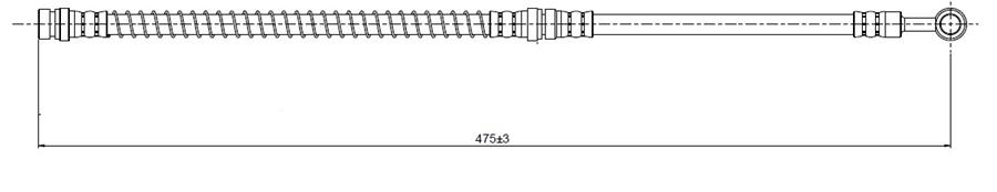 ÖN FREN HORTUMU S40-V40 95-03 - CAVO