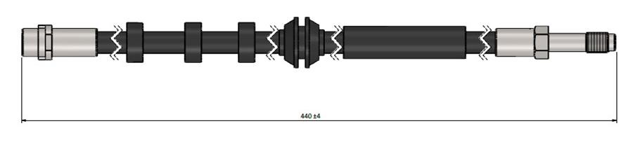 ARKA FREN HORTUMU A4 06 - CAVO