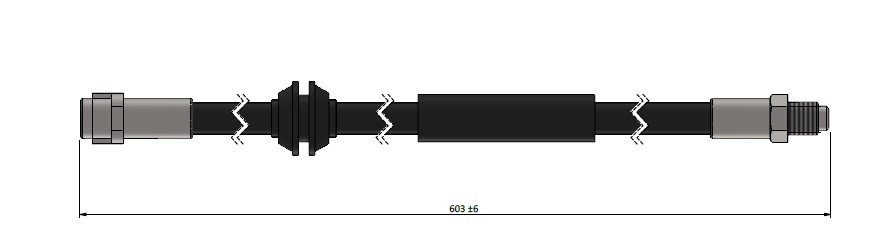 ÖN FREN HORTUMU GL SERIES X164 06 - CAVO