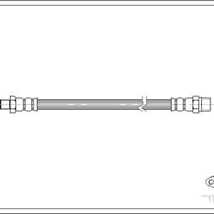 FREN HORTUMU ARKA MERCEDES W201 W202 W124 W126 W140 R129 - CORTECO