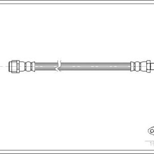 FREN HORTUMU ÖN MERCEDES W202 S202 W203 S203 CL203 C208 C209 W204 W210 S210 C207 R171 R172 - CORTECO