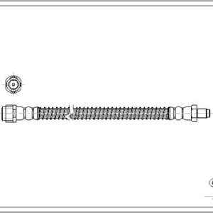 FREN HORTUMU ARKA MERCEDES W204 S204 C204 S212 C207 W220 X204 R230 - CORTECO