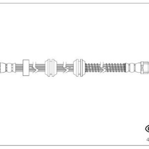 FREN HORTUMU ARKA MERCEDES X166 W166 C292 - CORTECO