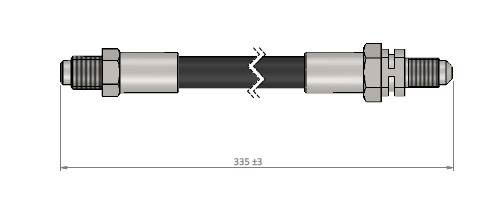 FREN HORTUMU arka 121 III 96-03 - CAVO