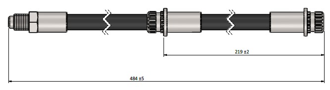 FREN HORTUMU arka Forfour 454 04-06 - CAVO