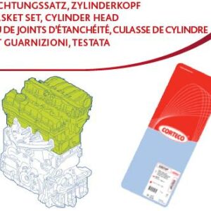 CONTA SİLİNDİR KAPAĞI GK CH ISUZ 4JJ1-TC MLS 0.90 Gasket. cylinder head - CORTECO