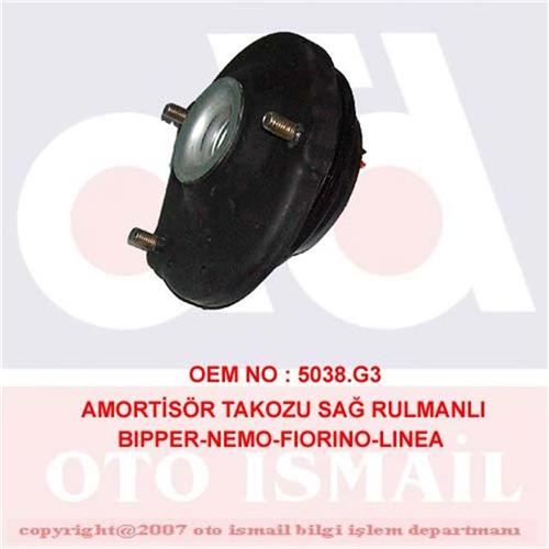 AMORTİSÖR TAKOZU SAĞ BİLYALI FIAT FIORINO 07-14 - CM