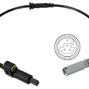 ABS TEKERLEK HIZ DEVİR SENSÖRÜ ÖN SOL SAĞ BMW E46 98-05 DSC SİZ ARÇALAR İÇİN - DELPHI