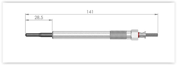 KIZDIRMA BUJİ VOLVO C30D C70D S40 S60 24D S80 2.4D D3 D5 V50 V60 XC90 XC60 XC70 İX55 3.0CRDI - ET1GERMANY