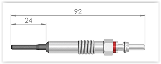 KIZDIRMA BUJİSİ MGN III-SCENIC III 1.9 DCİ 09 SUZUKI GRAND VITARA 1.9 DDİS 05-15 - ET1GERMANY