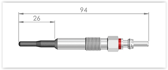 KIZDIRMA BUJİSİ AUDI A4 1.9 TDI VW PASSAT 2.0 TDI 03-05 PASSAT VARIANT 2.0 TDI 03-05 - ET1GERMANY