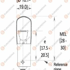 ERP 12V-R5W AMP AMPUL - EUROREPAR