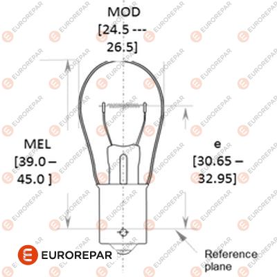 ERP 12V-P21W AMPUL - EUROREPAR