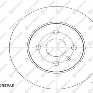 ARKA FREN AYNASI ASTRA H L67 04 14 COMBO C 01 11 MERIVA A 03 10 264x10x4DL DOLU - EUROREPAR