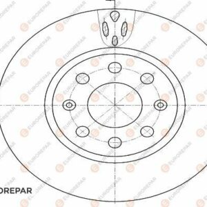 ÖN FREN AYNASI CORSA D 07 CORSA E 14 ADAM 13 PUNTO EVO-GRANDE PUNTO 05 257x22x4DL HAVALI 14İNÇ 55700921 - EUROREPAR