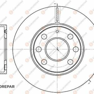 ÖN FREN AYNASI CORSA C 1.0-1.2 16V 01 11 ABS Lİ 240x20x4DLxHAVALI - EUROREPAR