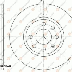 ÖN FREN AYNASI CORSA C - COMBO C 01 11 MERIVA A 03 10 TIGRA 04 09 260x24x4DL HAVALI - EUROREPAR