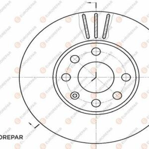 ÖN FREN AYNASI ASTRA G 98 09 ZAFIRA A 99 09 256x24x4DLxHAVALI - EUROREPAR