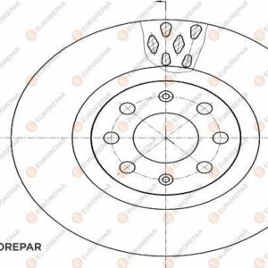 ÖN FREN AYNASI CORSA D 07 CORSA E 14 ADAM 13 PUNTO EVO-GRANDE PUNTO 05 284x22x6DLxHAVALI 15 İNÇ 55702646 - EUROREPAR