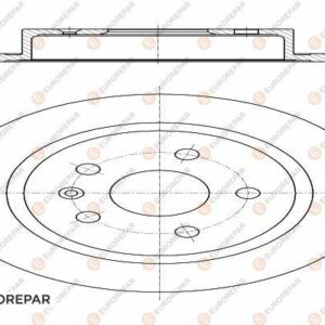 ARKA FREN AYNASI INSIGNIA A 08 SAAB 9-5 YS3G 10 16 JANT 292x12x5DL DOLU - EUROREPAR