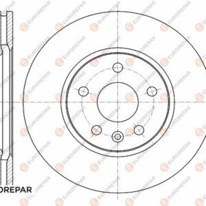 ÖN FREN AYNASI ASTRA J 10 CRUZE 09 AVEO 11 276x26x5DL 15 İNÇ HAVALI 95526655 - EUROREPAR