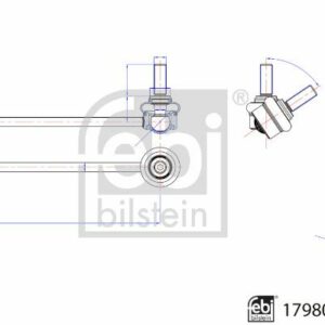 Z ROTU ÖN SAĞ VOLVO S90 2016 V90 2016 XC60 2017 XC90 2015 - FEBI