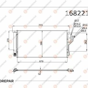 KLİMA RADYATÖRÜ KONDANSEATÖR İX35-SPORTAGE III - EUROREPAR