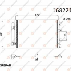 KLIMA RADYATORU KONDANSER FOCUS III 1.0 ECOBOOST -1.6TDCI 11 GRAND C-MAX 11 591 377 16 - EUROREPAR