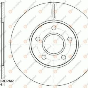 ON FREN DISK AYNASI CONNECT 1.8TDCI 02 13 ABS LI 278x24x5DL HAVALI - EUROREPAR