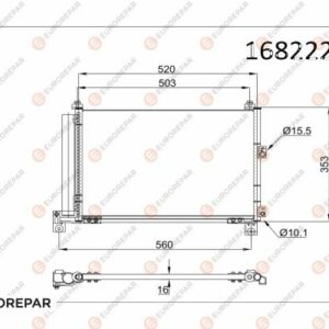 KLIMA RADYATORU KONDANSER RANGER 2.5TD 99 06 3.0TD 06 MAZDA B SERIE 2.2 2.5 99 06 - EUROREPAR