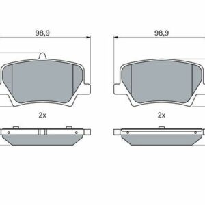 ARKA BALATA VOLVO XC40 D3 D4 T3 T4 T5 2018 - FEBI