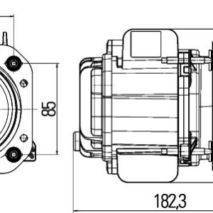 FAR Bİ-LED UNİVERSAL SOL/SAG - HELLA