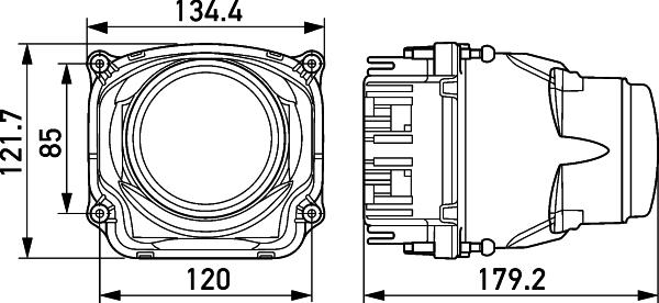 UZUN-KISA FAR LED UNİVERSAL CV - HELLA