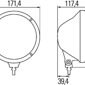 SPOT LAMBA GUMUS SOL/SAG UNİVERSAL CV - HELLA