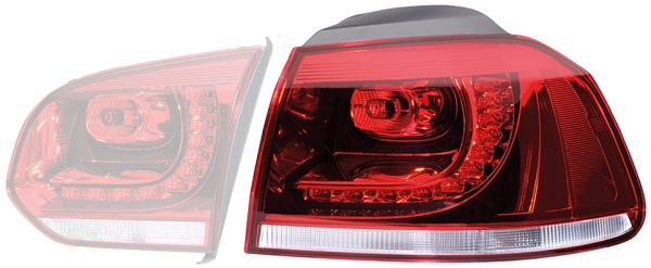 KOMPLE ARKA LAMBA VW GOLF 6 LED SOL VW - HELLA