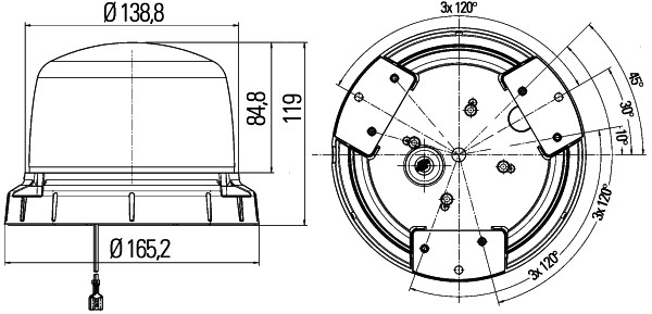 DÖNER LAMBA UNİVERSAL CV 2XD012480301 - HELLA