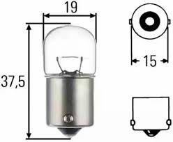 AMPUL 24V R10W OTHER CV 04540232-534597-61378-61471-924691-0-1077-11028712-11028712-1354885-1400006003-151000800 - HELLA