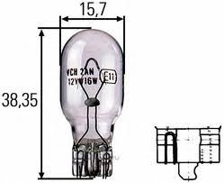 AMPUL UNİVERSAL 12V 16W 7580510001001-1987301615-1716011-32215-1987301615-1987301049-921-12067-921-1987301615-YY04500824600- - HELLA