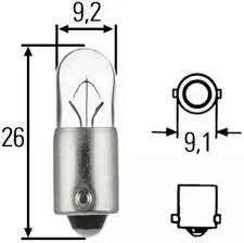 AMPUL 4W 24V BA 9S UNİVERSAL CV 060939-61297-61301-11028716-1354877-14314004-1706103-1813000025-20007050631-2615210045-28311004-3600 - HELLA