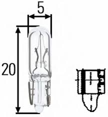 AMPUL 1 2 12V W2X4 6D 1354870-1813000021-21834300-407771-50131398-5370-666419-99050000-X825283225000-2392150-355371-61329 - HELLA