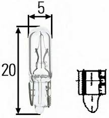 AMPUL 1 2 24V W2X4 6D UNİVERSAL CV 0428017-5824440-61330-1078-1354855-1813000030-20005230616-5230616-50134398-5755659357-62141540-81259 - HELLA