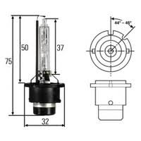 XENON AMPUL D2S 12V 35W MERCEDES AUDI BMW FORD HONDA NISSAN OPEL RENAULT TOYOTA VW - HELLA